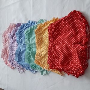 Lot of 6 Caroline Kate polka dot shorts Sz. 2